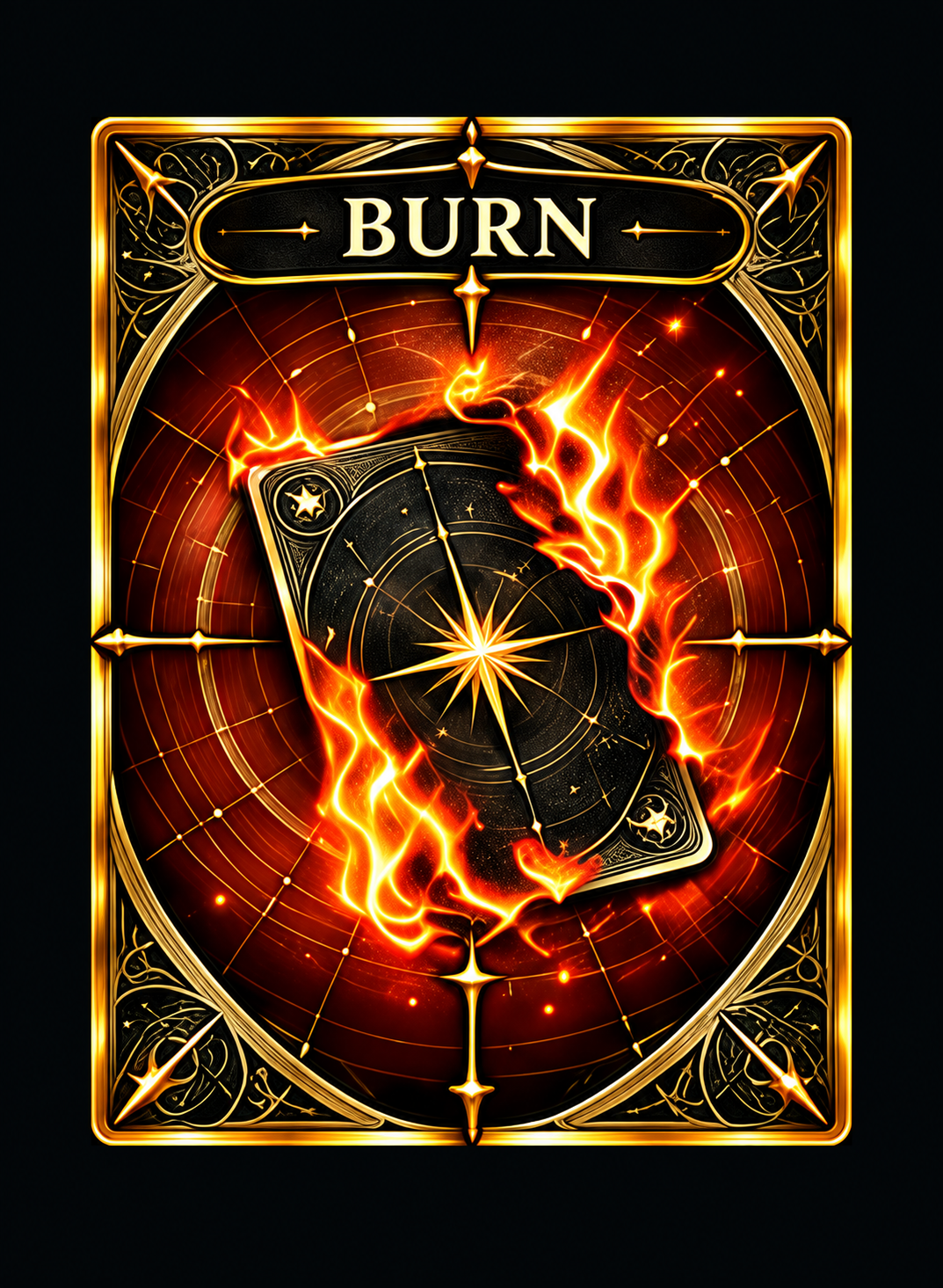 Burn card